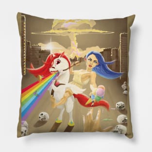 Rainbow War Pillow