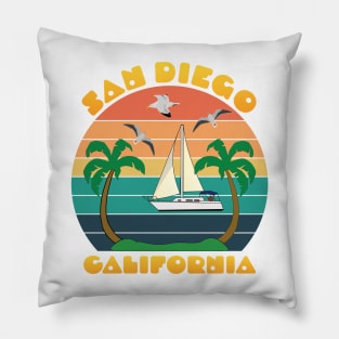 San Diego California Pillow