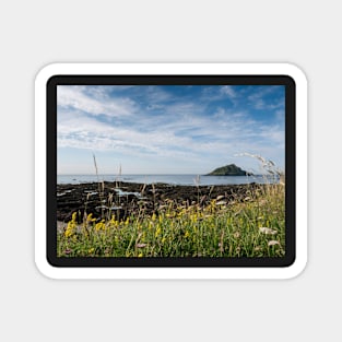 Mewstone Island from Wembury Point Magnet