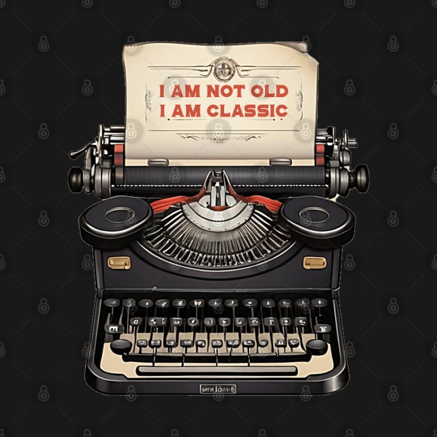 i am not old i am classic by AOAOCreation