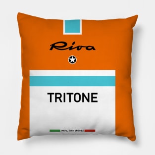 Riva Tritone Aquarama Italy Runabout Vintage Pillow