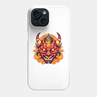 Infernal mask - Japanese demon Phone Case