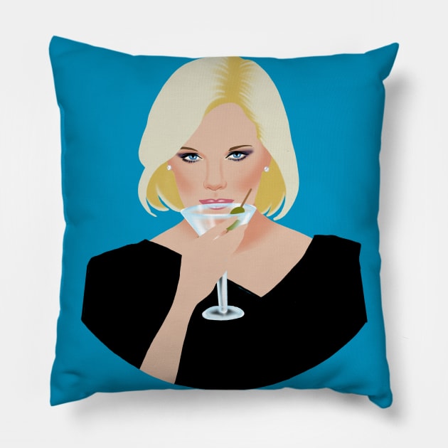 Raise a glass to Ava Pillow by UnleashedCreationz