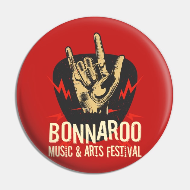 Bonnaroo Horns Up Pin by Verboten