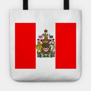 Canadian coat of arms flag Tote
