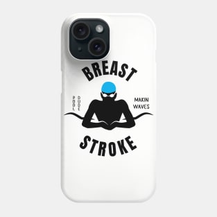 Boys Breaststroke Pool Dude Swimming Gift Phone Case