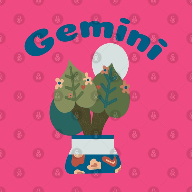 Gemini - Zodiac Lovely Universe tree by futuremeloves.me