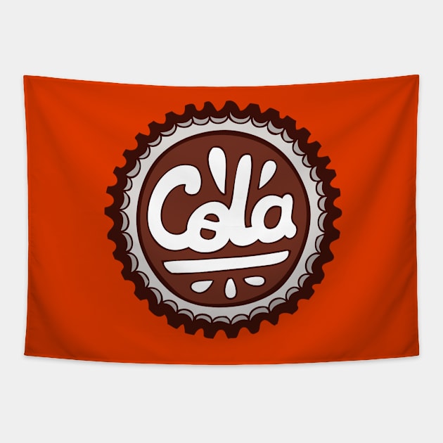 Cola Bottle Top Tapestry by evannave