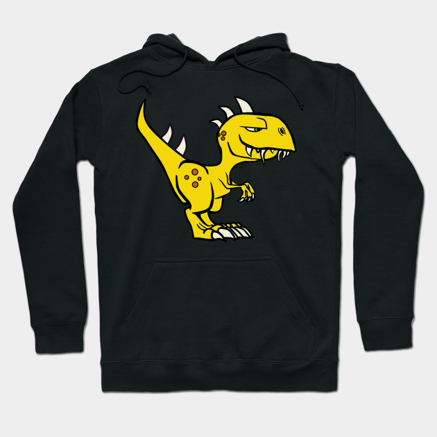 yellow dinosaur hoodie