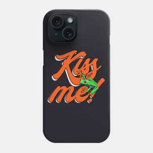 Kiss me Frog Phone Case