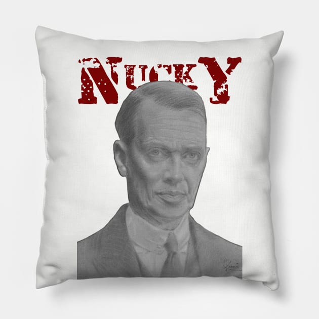 Steve Buscemi Pillow by jkarenart