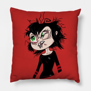 Vampire Goth Girl Pillow