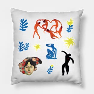 Matisse Art Collage Pattern Pillow