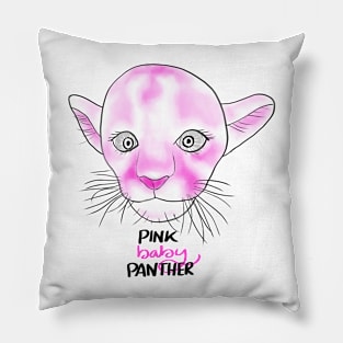 Pink baby panther Pillow