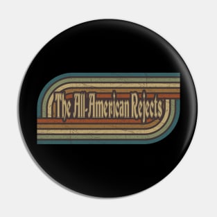 The All-American Rejects Vintage Stripes Pin