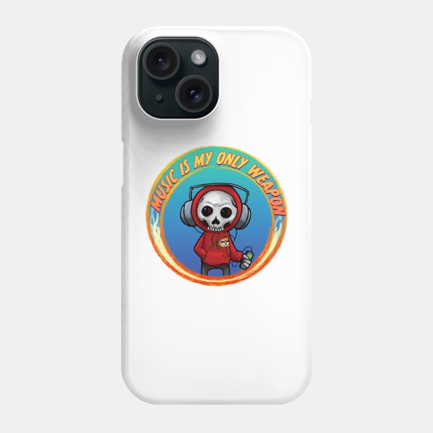 Music Is My Only Weapon Phone Case by Onibatsu