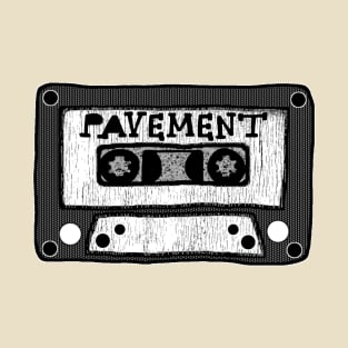 pavement cassette black and white T-Shirt