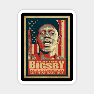 Vintage CLAYTON BIGSBY Magnet