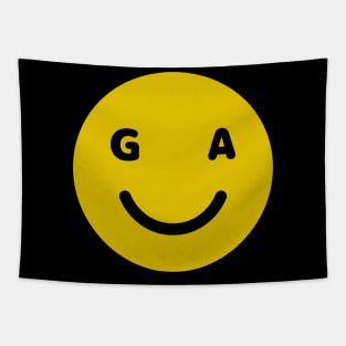 Georgia Smiley Face Tapestry