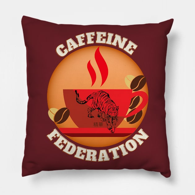 Caffeine Federation - Caffeine Addict Pillow by SEIKA by FP