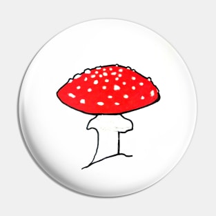 Amanita Some Help Pin