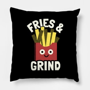 Fries And Grind - French Fries Lover Pillow