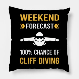 Weekend Forecast Cliff Diving Pillow