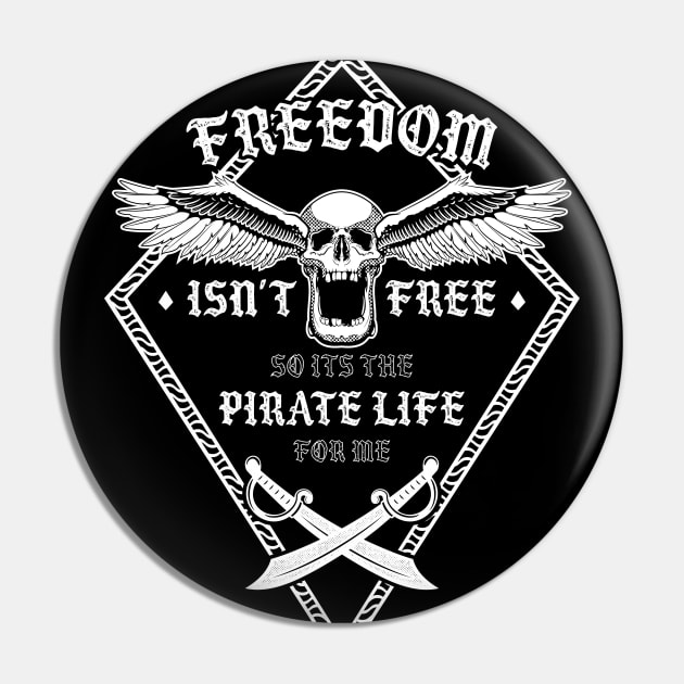 Pirate Life Pin by BAHMcreations