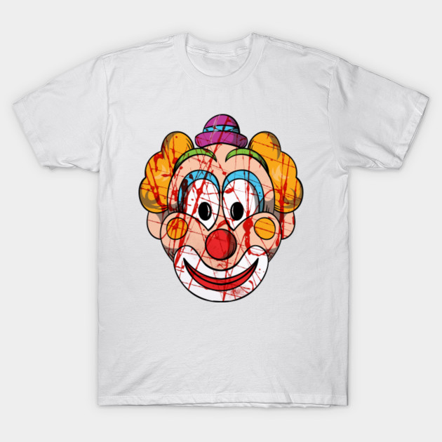 Creepy Halloween Clown - Halloween Clown - T-Shirt | TeePublic UK