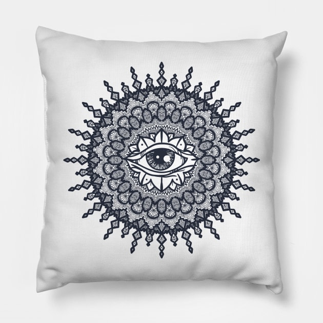 Eye of Horus Pillow by TambuStore