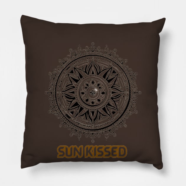 Sun-kissed Wanderlust Pillow by TheMorte