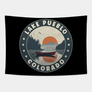 Lake Pueblo Colorado Sunset Tapestry