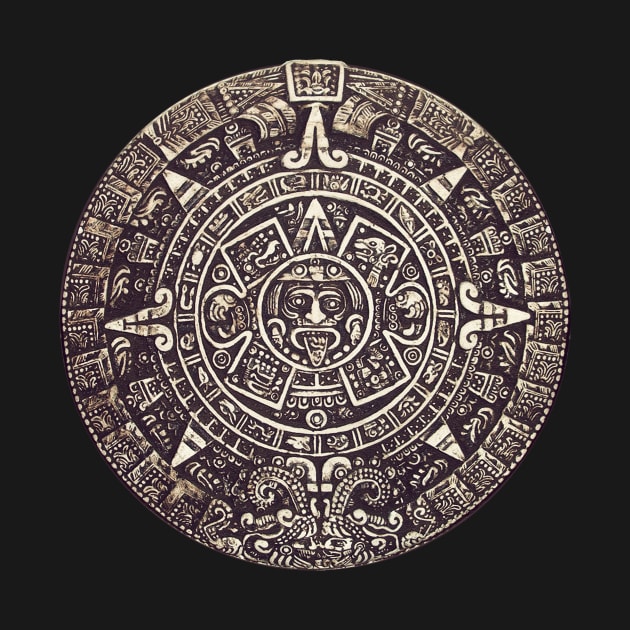 Mayan Calendar Art by Blue Planet Boutique