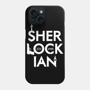 Sherlockian Black Phone Case