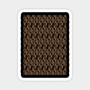 Kudhi Pattern Javanese Art Magnet