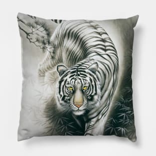 White tiger Pillow