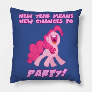 Pinkie Pie says Happy New Year! Pillow