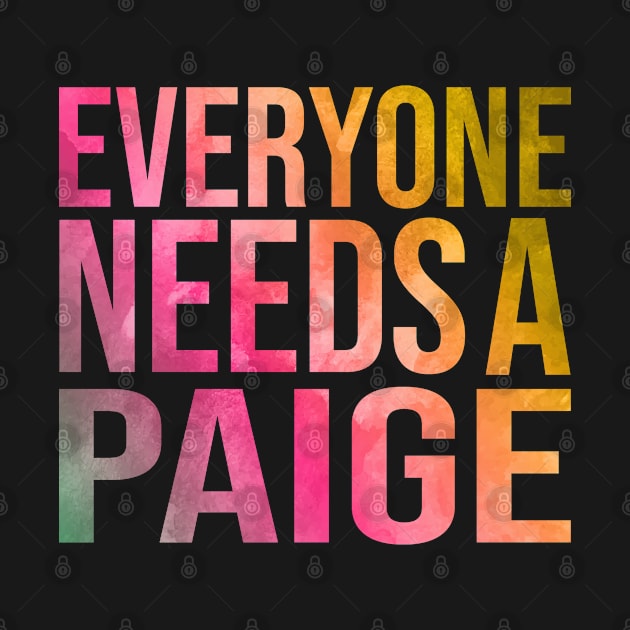 Paige Name by OKDave