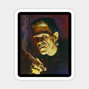 Holy Smoke! Frankenstein loves a Cigar Magnet