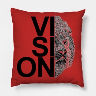 lion design vision Pillow