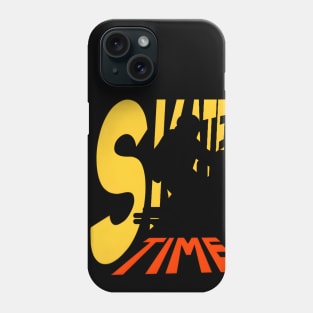 Skateboard Art Design skate board time all day skate Phone Case