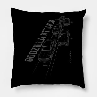 Skyline GTR Generation - PAPAYA STREETART Pillow