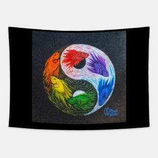 Betta Yin Yang Tapestry