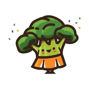 Broccoli Cheerleader T-Shirt