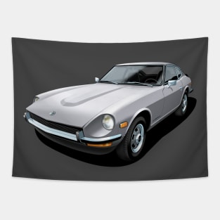 Datsun 240Z in silver Tapestry