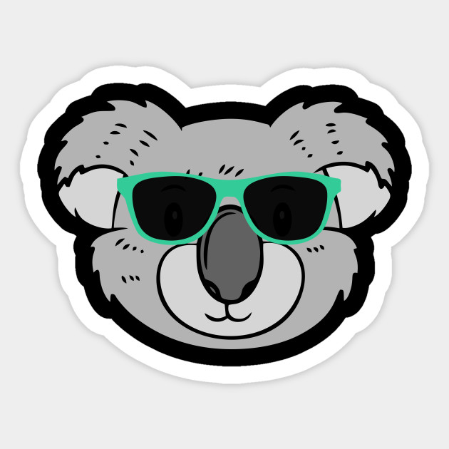 koala in sunglasses