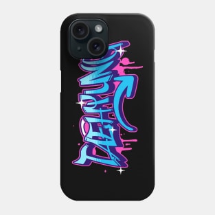 BTS Bangtan Kim taehyung V name graffiti typography army | Morcaworks Phone Case