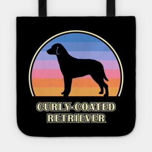 Curly-Coated Retriever Vintage Sunset Dog Tote