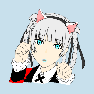 Kakegurui Cat Ear Kirari Momobami Student Council President T-Shirt