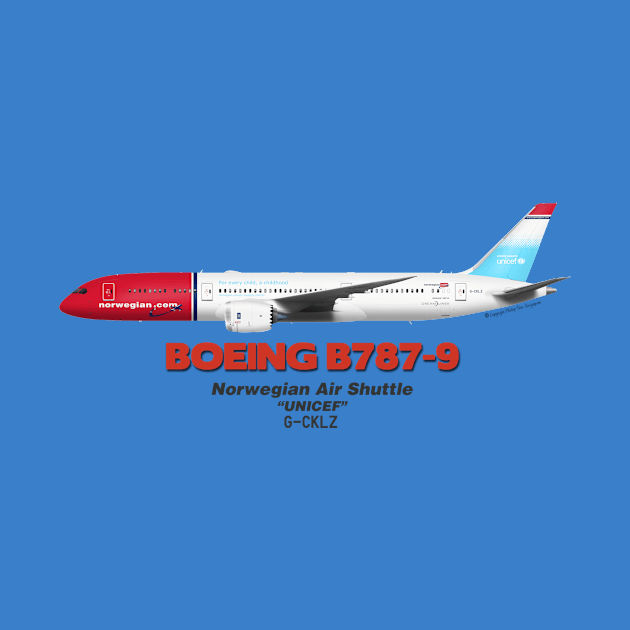 Boeing B787-9 - Norwegian Air Shuttle "UNICEF" by TheArtofFlying